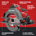 Circular Saws | Factory Reconditioned Craftsman CMES510R 15 Amp 7-1/4 in. Corded Circular Saw image number 5