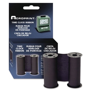 Acroprint 200106002 Print Time Recorder Ribbon - Blue
