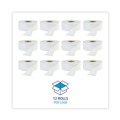 Cleaning & Janitorial Supplies | Boardwalk BWK6101 3-1/2 in. x 2000 ft. JRT Jr. 1-Ply Bath Tissue - Jumbo, White (12/Carton) image number 1