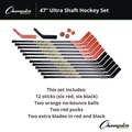 Toys | Champion Sports US47SET Ultra Shaft Hockey Set (18/Set) image number 1