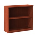 Office Filing Cabinets & Shelves | Alera ALEVA633032MC Valencia Series Two-Shelf 31-3/4 in. x 14 in. x 29-1/2 in. Bookcase - Medium Cherry image number 1
