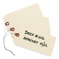 Office Jansan | Avery 12604 4.25 in. x 2.13 in. 11.5 pt Stock Double Wired Shipping Tags - Manila (1000/Box) image number 2