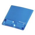 Office Furniture Accessories | Fellowes Mfg Co. 9182201 8.25 in. x 9.87 in. Gel Wrist Support with Attached Mouse Pad - Blue image number 1