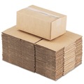  | Universal UFS1064 10 in. x 6 in. x 4 in. Fixed Depth Shipping Boxes - Brown Kraft (25/Bundle) image number 1