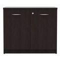  | Alera ALEVA613622ES 34.13 in. x 22.78 in. x 29.5 in. Valencia Series Storage Cabinet - Espresso image number 1