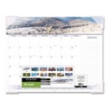 Notebooks & Pads | AT-A-GLANCE 89802 12-Month: Jan 2026 to Dec 2026 22 in. x 17 in. Landscape Photography Panoramic Desk Pad - White Sheets, Clear Corners image number 6
