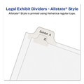 Customer Appreciation Sale - Save up to $60 off | Avery 82216 Preprinted Legal Exhibit Side Tab Index Dividers, Allstate Style, 10-Tab, 18, 11 X 8.5, White, 25/pack image number 3