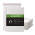Office & Office Supplies | Quality Park QUA95011 10.5 x 15 Redi-Seal Adhesive Poly Bubble Mailers - White (25/Pack) image number 0