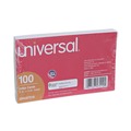 Office Jansan | Universal UNV47210EE 3 in. x 5 in. Ruled Index Cards - White (100/Pack) image number 1