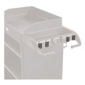 Utility Carts | Rubbermaid Commercial 2202589 Resin QuickClips for Rubbermaid Commercial FG618900BLA/2202581 - Black (6/Carton) image number 1