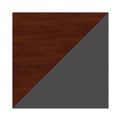 Office & Office Supplies | Bush WC24446 71.13 in. x 36.13 in. x 29.88 in. Series C Collection Bow Front Desk - Hansen Cherry/Graphite Gray image number 5