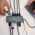 Office Electronics & Batteries | Verbatim 32154 USB-C Pro Multiport Hub14 Port - Gray image number 7