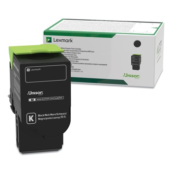 Lexmark 70C0XKG 70C0XKG 8,000 Page-Yield TAA Compliant Return Program Extra High-Yield Toner - Black