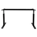 Office Desks & Workstations | Alera ALEHTPN1B 59.06 in. x 28.35 in. x 26.18 in. to 39.57 in. AdaptivErgo Sit-Stand Pneumatic Height-Adjustable Table Base - Black image number 4