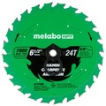 Clearance Center | Metabo HPT 115756M 6-1/2 in. 24-Tooth Industrial PTFE Circular Saw Framing Blade image number 1