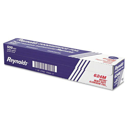 Office Jansan | Reynolds Wrap 624M Metro 18 in. x 500 ft. Heavy Duty Gauge Aluminum Foil Roll (1/Carton) image number 0