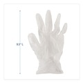 Disposable Gloves | Boardwalk BWK361LCT 3-3/5 mil. Exam Vinyl Gloves - Large Clear (1000/Carton) image number 4