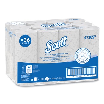 Scott 47305 2-Ply Septic Safe Pro Small Core High Capacity/SRB Bath Tissue - White (36/Carton)