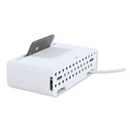  | Kantek CM1100 125V 15 Amp 11.75 in. x 6.6 in. x 3.5 in. Corded Cable Management Power Hub and Stand - White image number 1