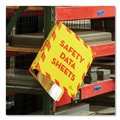 Binders | Avery 77712 11 in. x 8.5 in. 3-Ring UltraDuty Safety Data Sheet Binders with 2 in. Capacity - Yellow/Red image number 4