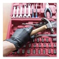Disposable Gloves | Ammex GPNB46100 9.5 in. Long 5 mil Powder-Free Industrial Nitrile Gloves - Large/Black (1000/Carton) image number 5
