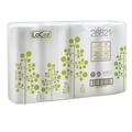 Cleaning & Janitorial Supplies | LoCor 26821 High-Capacity Bath Tissue - White (1-Carton) image number 2