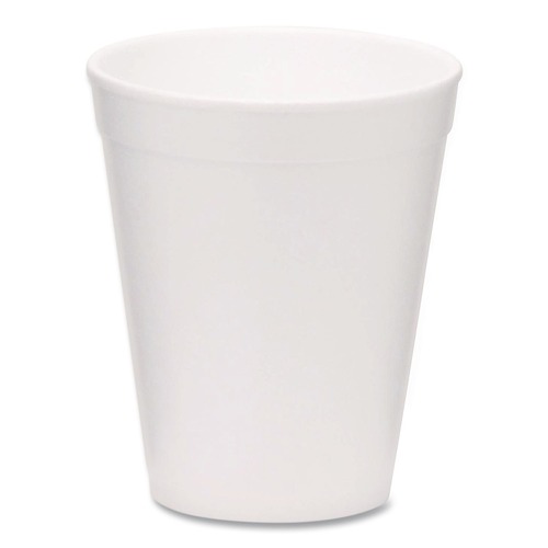Food Service | WinCup 221969 10 oz Foam Drink Cups - White (1000/Carton) image number 0