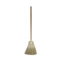 Brooms | Boardwalk BWKBR10002 60 in. Corn/Synthetic Fiber Bristle Broom - Gray/Natural (6/Carton) image number 0