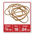  | Universal UNV00416 0.04 in. Gauge Size 16 Rubber Bands - Beige (475/Pack) image number 2
