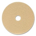 Cleaning Cloths | Boardwalk 7000126614 27 in. Diameter Burnishing Floor Pads - Tan (5/Carton) image number 1