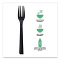 Office Jansan | Eco-Products EP-S112 6 in. 100 Percent Recycled Content Fork (1000/Carton) image number 5