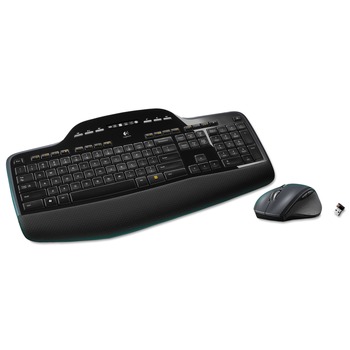 Logitech Mk710 Keyboard Mouse USB Wireless Desktop Set - Black