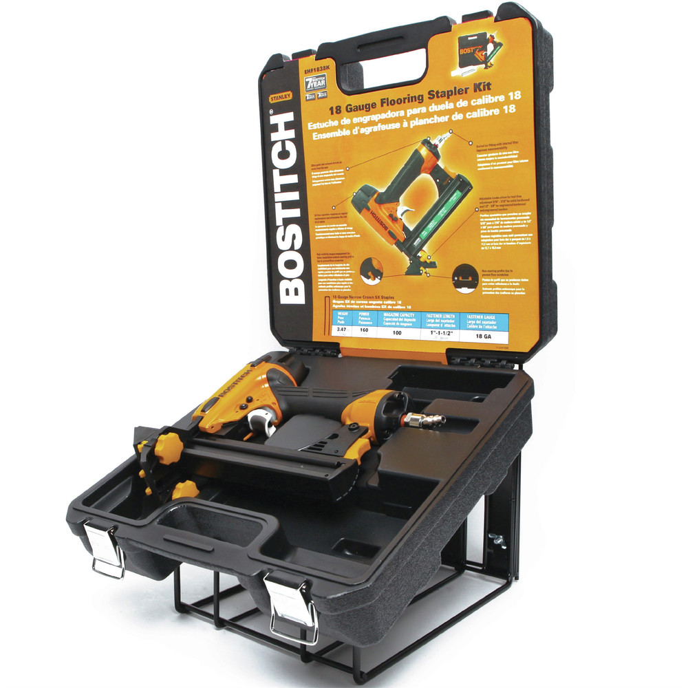 Bostitch EHF1838K 18Gauge OilFree Engineered Flooring Stapler