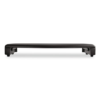 Kantek 23 in. x 13-1/4 in. x 3 in. CRT/LCD Stand With Keyboard Storage - Black