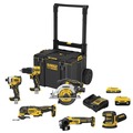 Combo Kits | Factory Reconditioned Dewalt DCKTS681D1P1R 20V MAX Brushless Lithium-Ion Cordless 6-Tool Combo Kit (5 Ah/2 Ah) image number 0