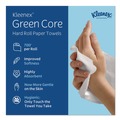 Cleaning & Janitorial Supplies | Kleenex 25630 7.5 in. x 700 ft. 1-Ply Hard Roll Paper Towels with Premium Absorbency Pockets - White/Green Core (6-Rolls/Carton) image number 10