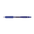 Pens | Zebra 48720 0.7 mm Medium Sarasa Retractable Clip Gel Pen - Blue Ink, Clear/Blue Barrel (1-Dozen) image number 2