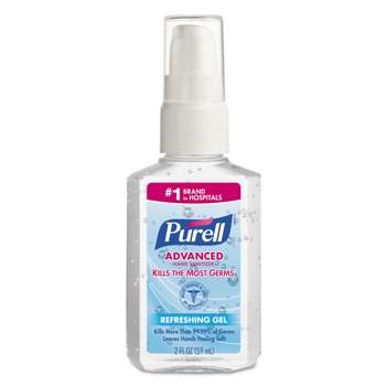 PURELL 9606-24 24/Carton 2oz Personal Pump Bottle Advanced Instant Hand Sanitizer