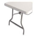  | Iceberg 65213 60 in. x 30 in. x 29 in. IndestrucTable Industrial Rectangular Folding Table - Platinum image number 9