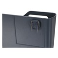 Mothers Day Sale! Save an Extra 10% off your order | Universal UNV08162 13.5 in. x 3 in. x 7 in. Recycled Plastic Cubicle Single File Pocket - Charcoal image number 2