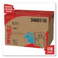 Toilet Paper | WypAll 34607 176/Box L20 Brag Box Wipers - White image number 2