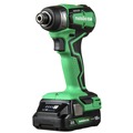 Impact Drivers | Metabo HPT WH18DDXSM 18V MultiVolt Brushless Sub-Compact Lithium-Ion Cordless Impact Driver Kit with 2 Batteries (2 Ah) image number 2