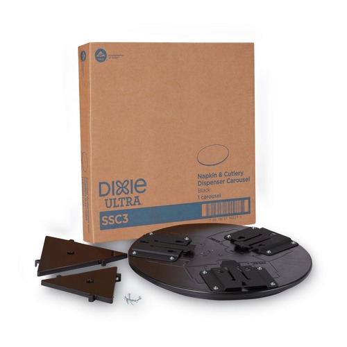 Cutlery | Dixie SSC3 Smartstock Dispenser Carousel, 18 1/4-in X 18 1/4-in X 1 1/8-in image number 0