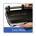 Office Jansan | Swingline A7074400F Heavy-Duty 40-Sheet Lever Action 2-To-7 11/32 in. Hole Punch - Black/Woodgrain image number 4