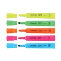 Office Jansan | Universal UNV08860 Chisel Tip Assorted Color Desk Highlighters (5/Set) image number 3