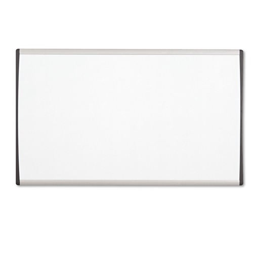 Office Jansan | Quartet ARC3018 ARC Frame Cubicle Magnetic 30 in. x 18 in. Dry Erase Board - White/Silver image number 0