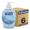 Hand Soaps | Softsoap US04964A 7.5 oz. Softsoap Liquid Hand Soap Pumps - Fresh Breeze Scent (6/Carton) image number 1