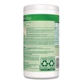 Cleaning & Janitorial Supplies | Clorox 60605 CloroxPro EcoClean 8 in. x 7 in. 1-Ply Disinfecting Wipes - Unscented White image number 1
