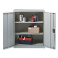 Office Filing Cabinets & Shelves | Alera 25765 36 in. x 18 in. x 42 in. 3 Shelves Economy Assembled Storage Cabinets - Light Gray image number 3