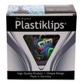 Paper Clips, Binder Clips, & Fasteners | Baumgartens BAULP0600 Plastiklips Smooth Paper Clips - Assorted Colors/Large (200/Box) image number 1
